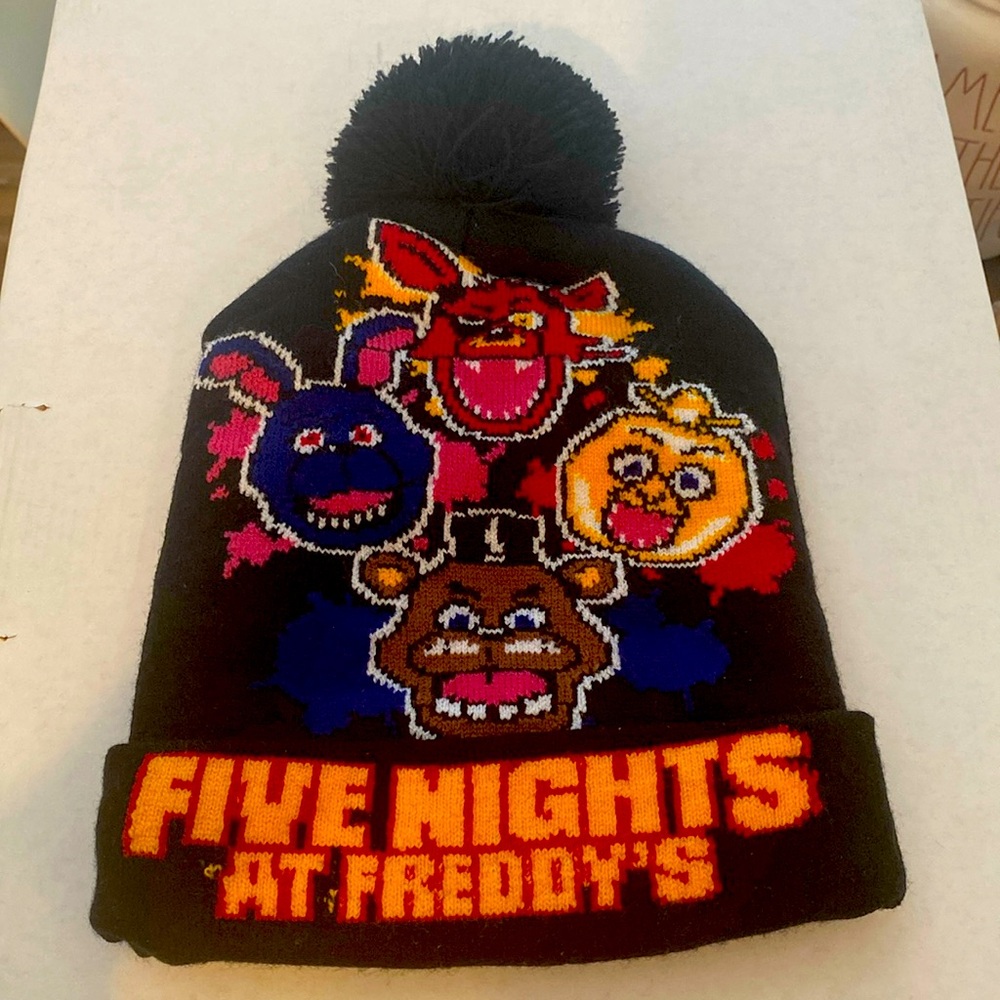 Five Nights At Freddy’s FNAF fleece lined beanie